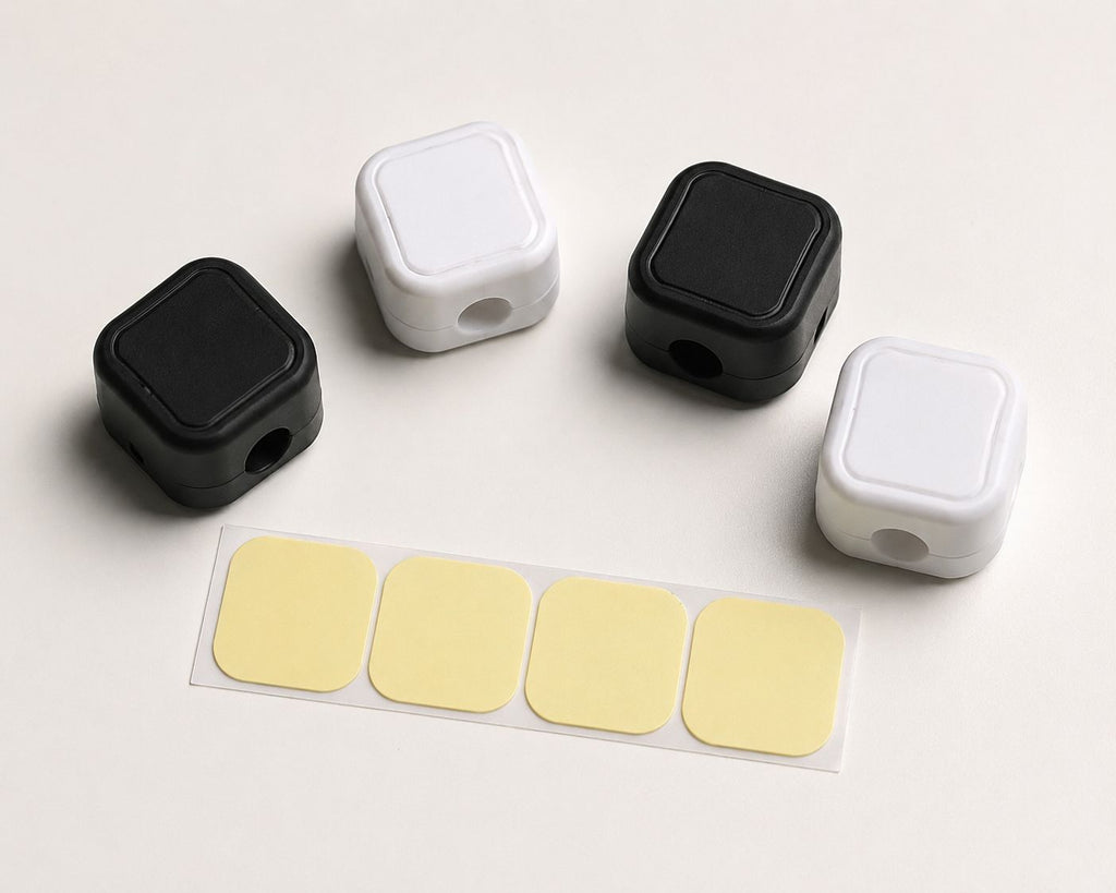 Self-Adhesive Cable Organizer Clips – (Pack of 4)